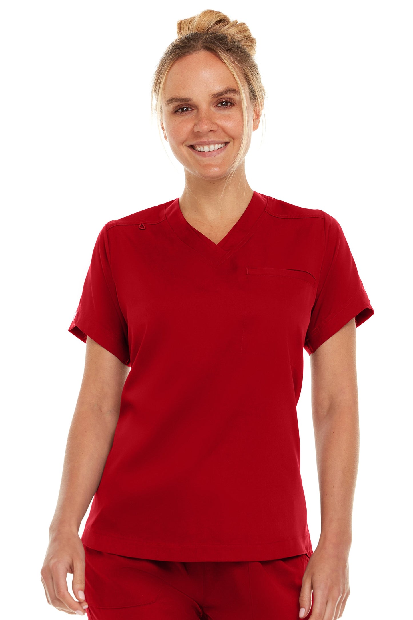 Medichic Kim V-Neck 1-Pocket Tuck In Scrub Top