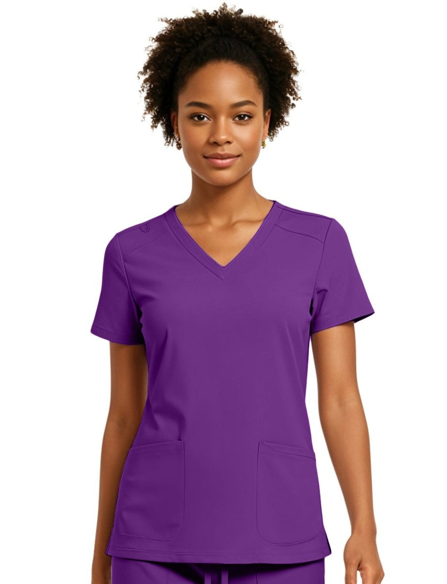 Hey Medical Stretch V-Neck Scrub Top