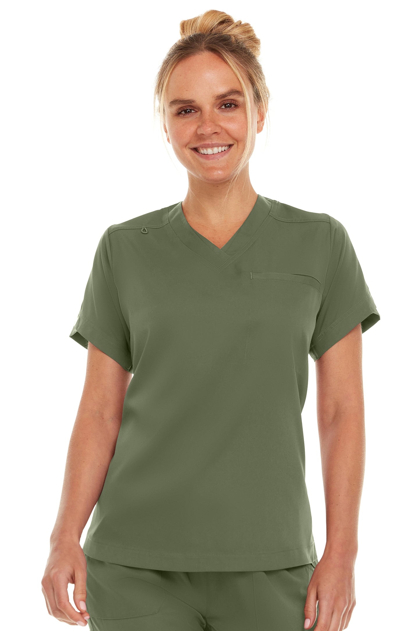 Medichic Kim V-Neck 1-Pocket Tuck In Scrub Top