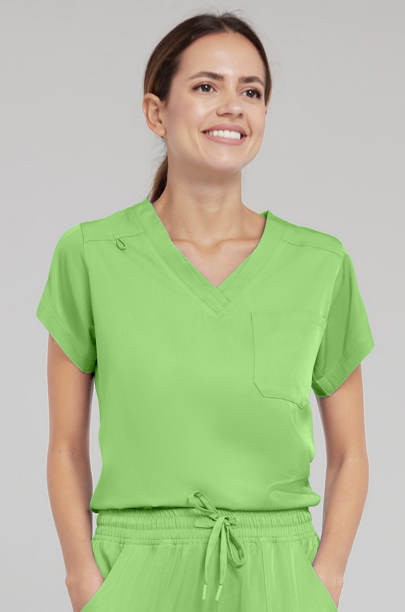 Medichic Kim V-Neck 1-Pocket Tuck In Scrub Top