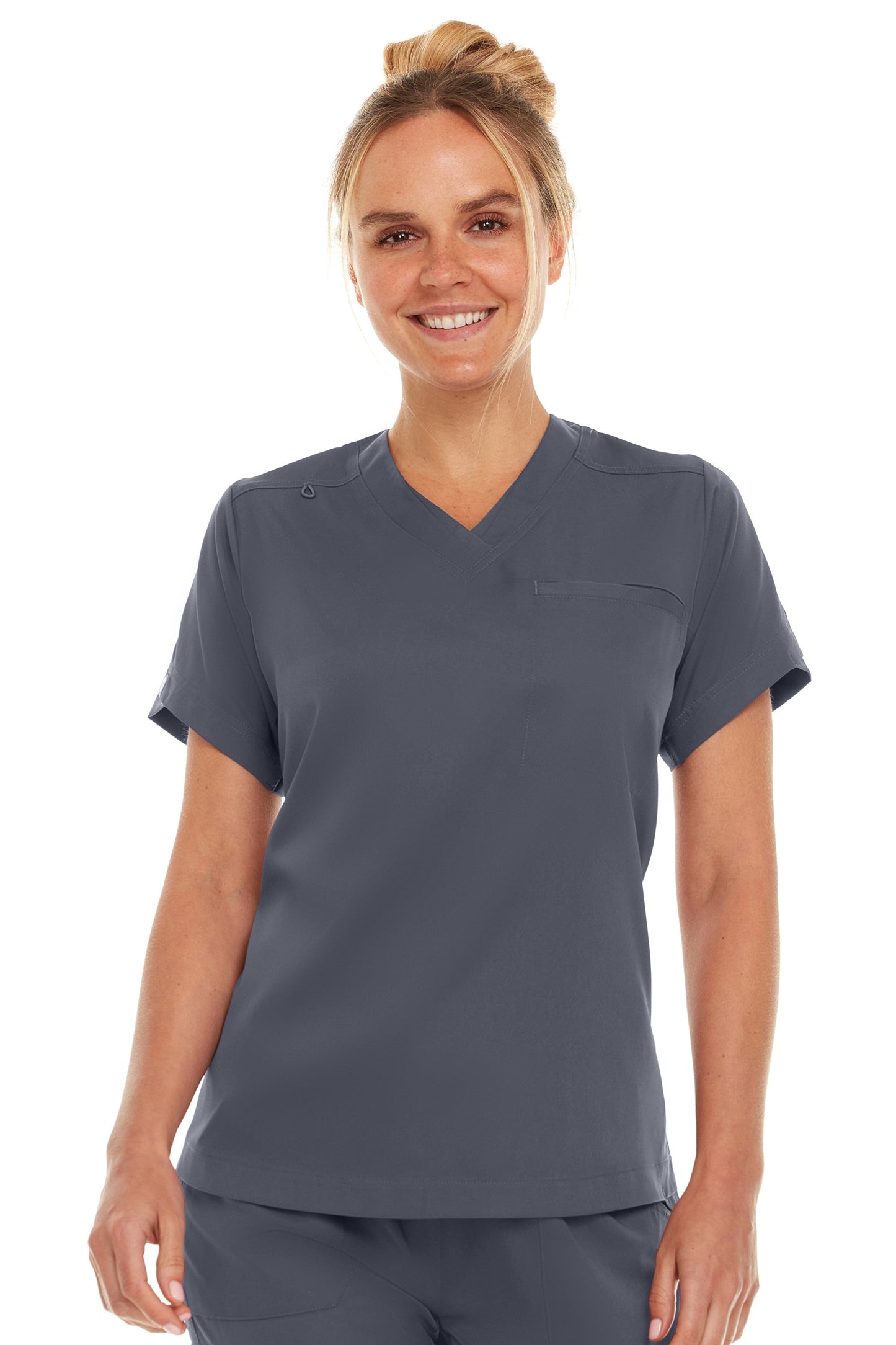 Medichic Kim V-Neck 1-Pocket Tuck In Scrub Top