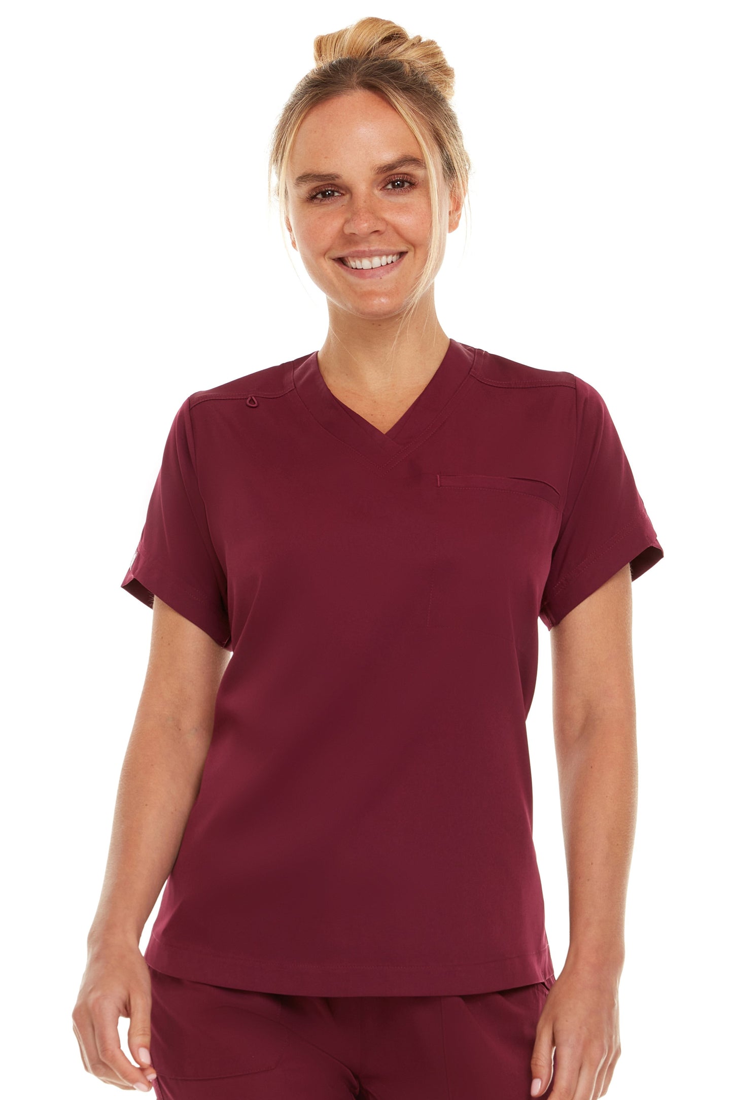 Medichic Kim V-Neck 1-Pocket Tuck In Scrub Top