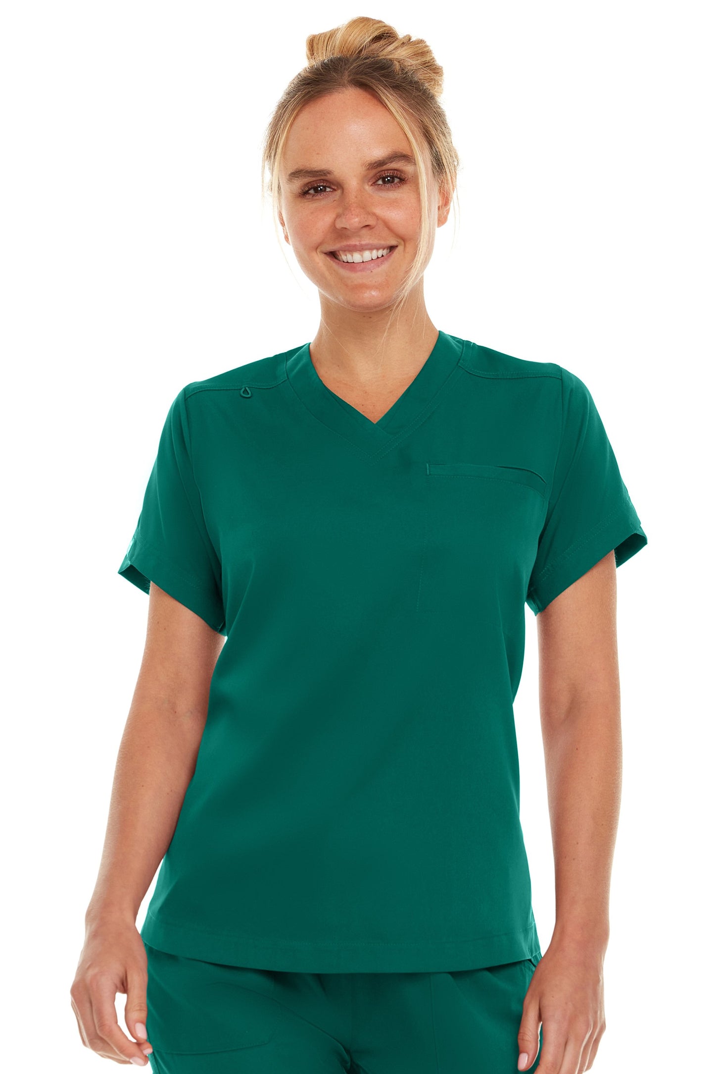 Medichic Kim V-Neck 1-Pocket Tuck In Scrub Top