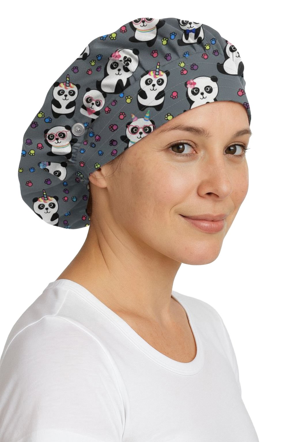 Medichic Helen Printed Bouffant Scrub Cap