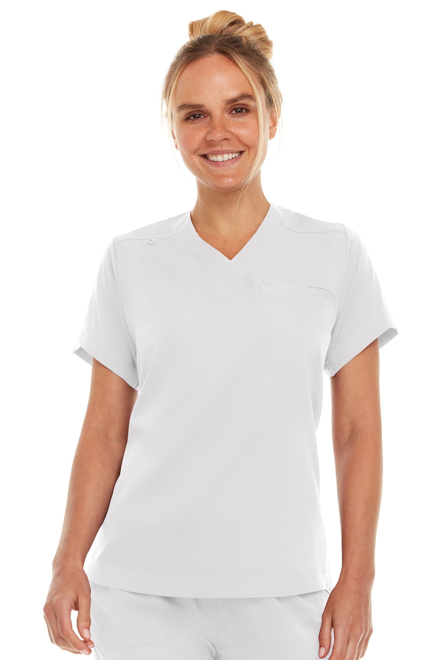 Medichic Kim V-Neck 1-Pocket Tuck In Scrub Top