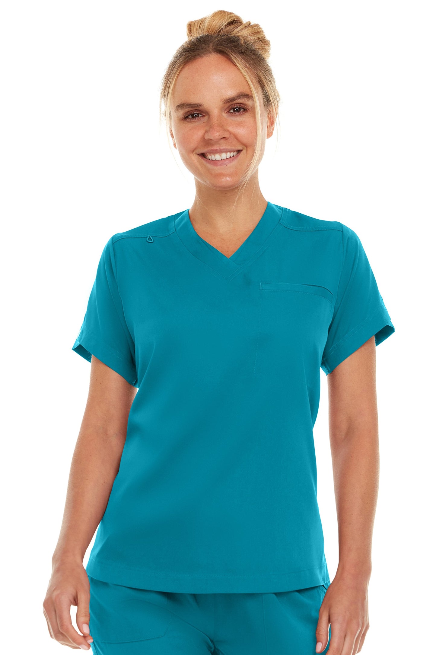 Medichic Kim V-Neck 1-Pocket Tuck In Scrub Top